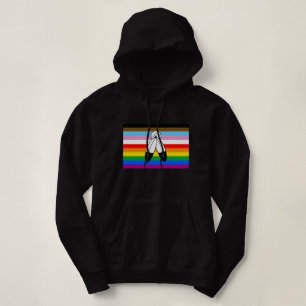 Two-Spirit LGBTQ+ Progress Pride Flag Hoodie