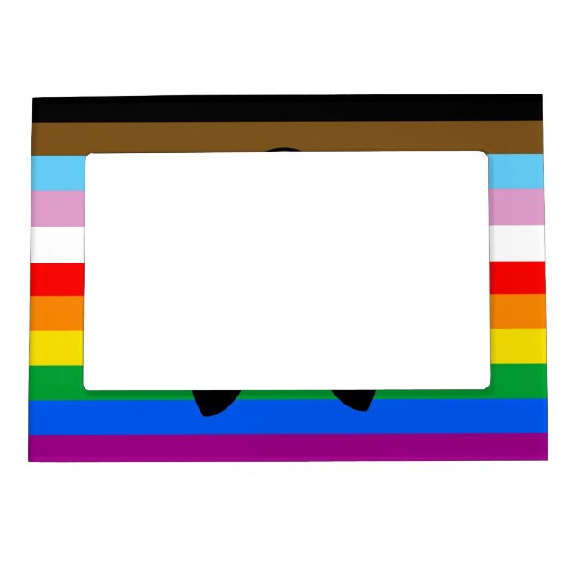 Two-Spirit LGBTQ+ Progress Pride Flag Magnetic Frame (Front)
