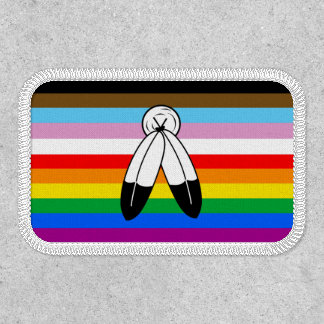 Two-Spirit LGBTQ+ Progress Pride Flag Patch
