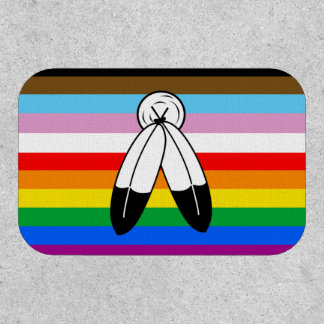 Two-Spirit LGBTQ+ Progress Pride Flag Patch