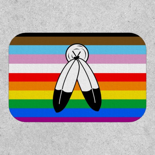 Two_Spirit LGBTQ Progress Pride Flag Patch