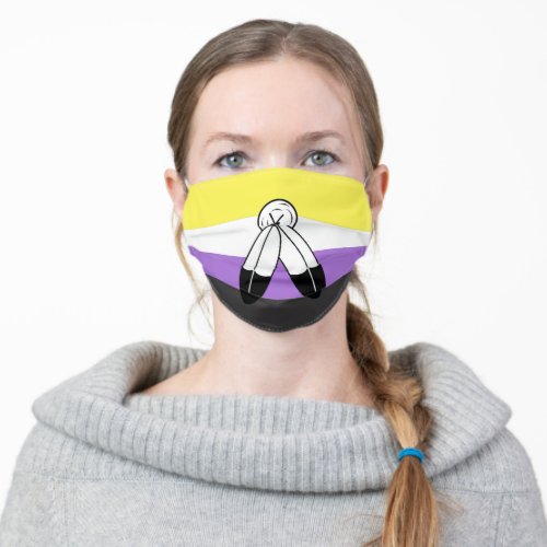 Two_Spirit Nonbinary Pride Flag Adult Cloth Face Mask