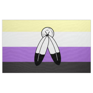 Two-Spirit Nonbinary Pride Flag Fabric