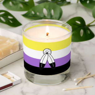 Two-Spirit Nonbinary Pride Flag Scented Candle