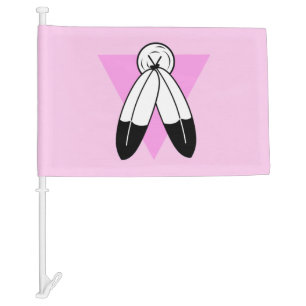Two-Spirit Pink Triangle Flag