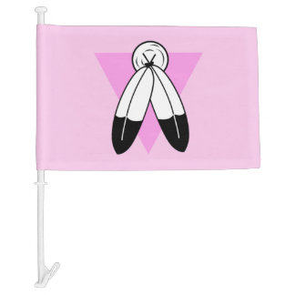 Two-Spirit Pink Triangle Flag