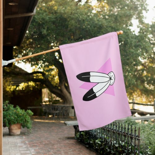 Two_Spirit Pink Triangle Flag