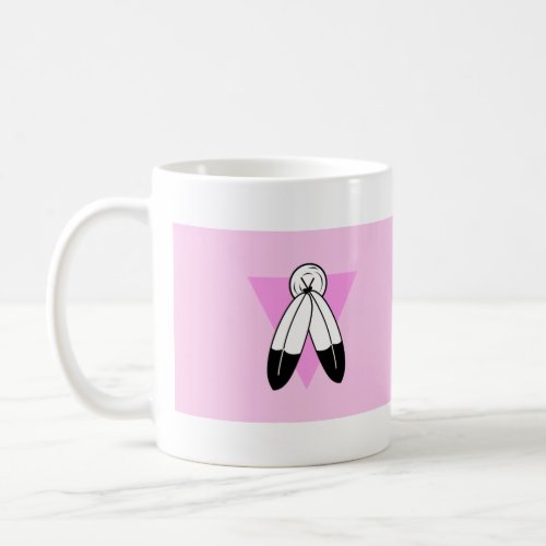 Two_Spirit Pink Triangle Flag Coffee Mug