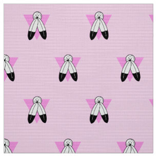 Two-Spirit Pink Triangle Flag Fabric