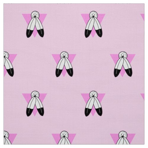 Two_Spirit Pink Triangle Flag Fabric