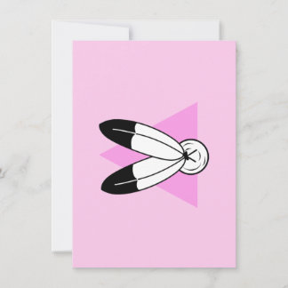 Two-Spirit Pink Triangle Flag Holiday Card