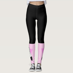 Two-Spirit Pink Triangle Flag Leggings