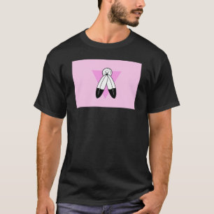 Two-Spirit Pink Triangle Flag T-Shirt