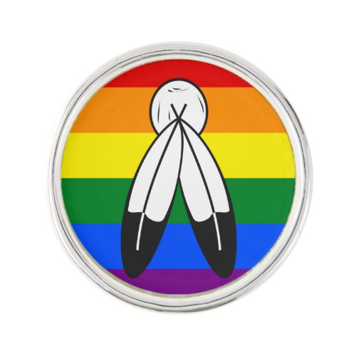 two_Spirit Pride Flag Lapel Pin
