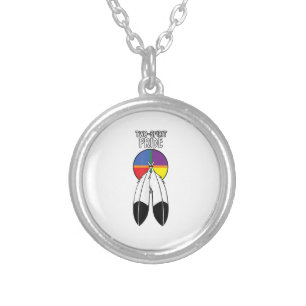 Two Spirit Pride Silver Plated Necklace