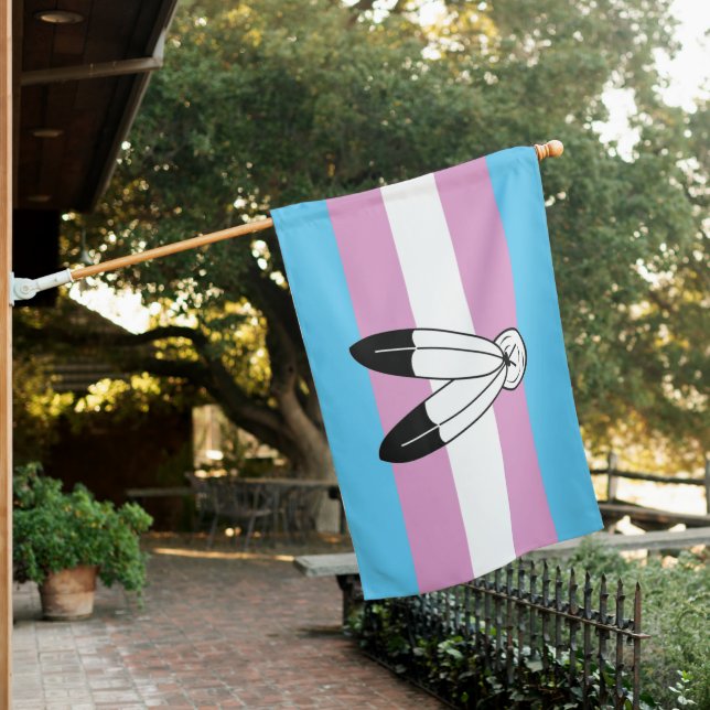 Two-Spirit Trans Pride Flag (In SItu)