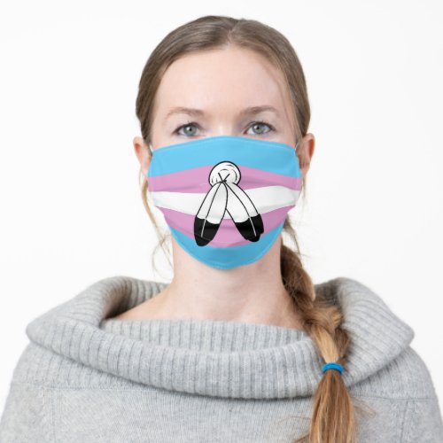 Two_Spirit Trans Pride Flag Adult Cloth Face Mask