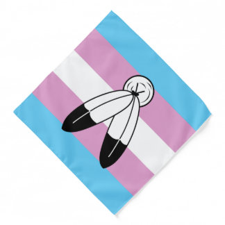Two-Spirit Trans Pride Flag Bandana