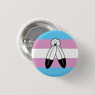 Two-Spirit Trans Pride Flag Button