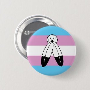 Two-Spirit Trans Pride Flag Button