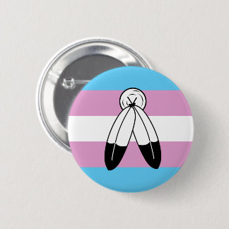 Two-Spirit Trans Pride Flag Button
