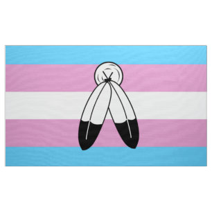 Two-Spirit Trans Pride Flag Fabric