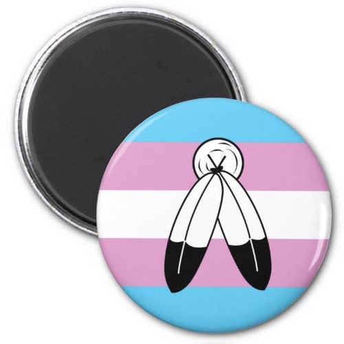 Two_Spirit Trans Pride Flag Magnet
