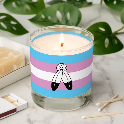 Two_Spirit Trans Pride Flag Scented Candle
