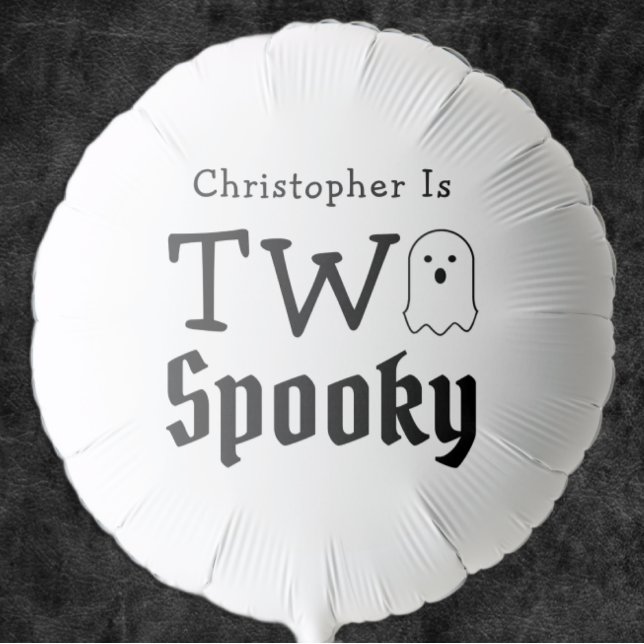 Two Spooky 2nd Birthday Balloon (Creator Uploaded)