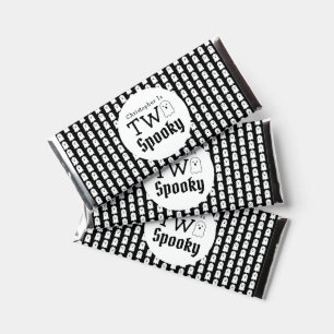 Two Spooky 2nd Birthday Hershey Bar Favors