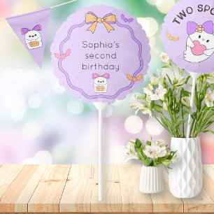 Two Spooky Halloween Ghost Birthday Balloon