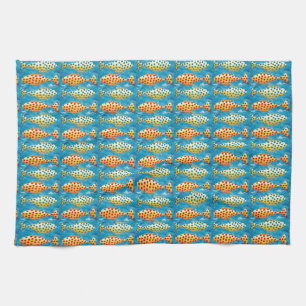 Two Spotty Fish Kitchen Towel