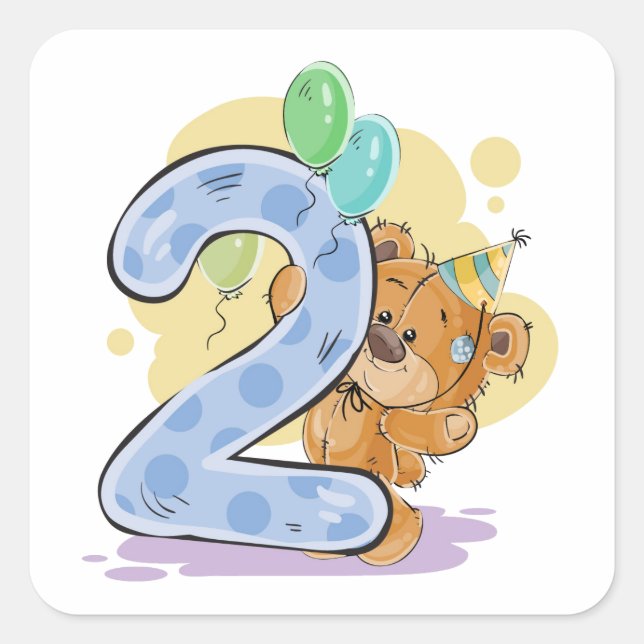 Two Square Sticker (Front)