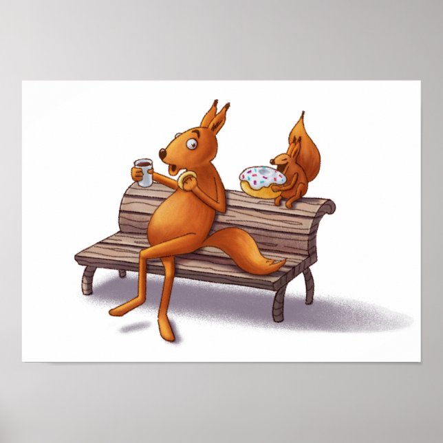 Two Squirrels Poster (Front)