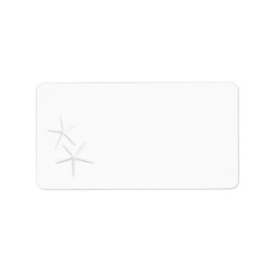 Two Starfish, Blank Address Labels