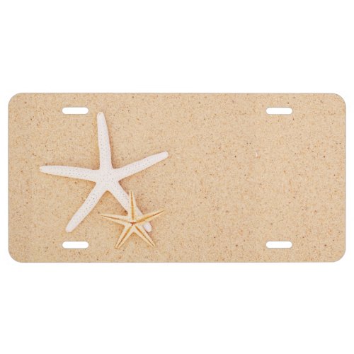 Two Starfish License Plate