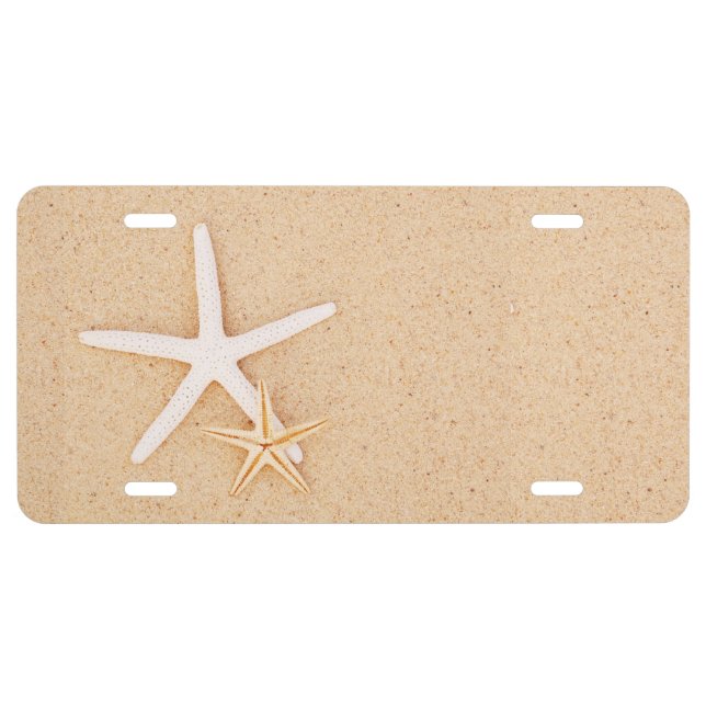Two Starfish License Plate (Front)