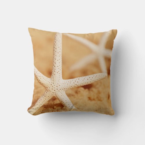 Two Starfish Throw Pillow