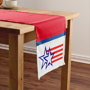 Two Stars Short Table Runner