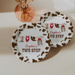Two Step Rodeo Western Cowboy 2nd Birthday Paper Plates<br><div class="desc">Two step Rodeo western cowboy 2nd birthday party theme.</div>