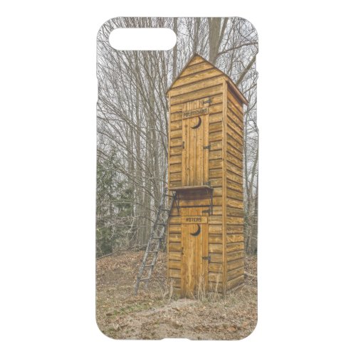 Two_story Outhouse for Voters and Politicians iPhone 8 Plus7 Plus Case