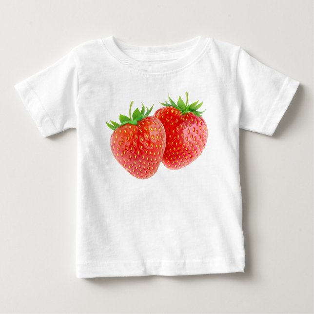 Two strawberries baby T-Shirt (Front)