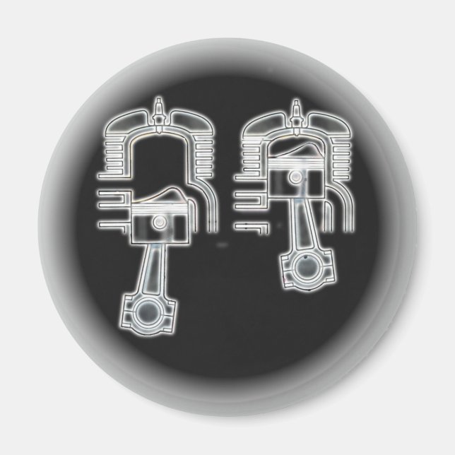 Two Stroke Engine Magnet (Front)