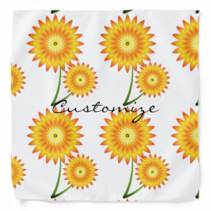 Two Sunflower Plant Thunder_Cove Bandana
