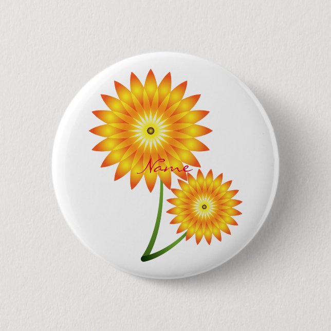 Two Sunflower Plant Thunder_Cove Button (Front)