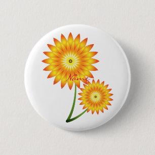 Two Sunflower Plant Thunder_Cove Button