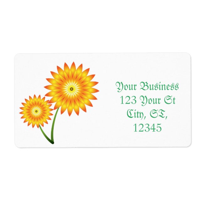 Two Sunflower Plant Thunder_Cove Label (Front)