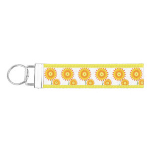 Two Sunflower Plant Thunder_Cove Wrist Keychain