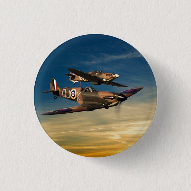 Two Supermarines Button (Front)