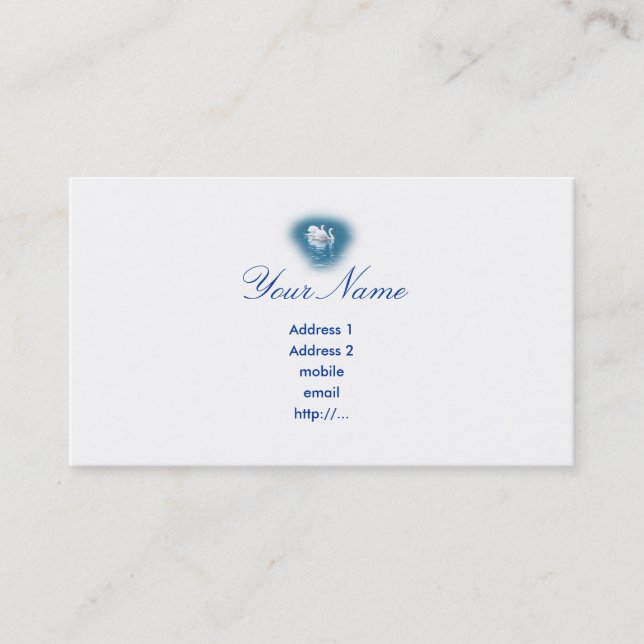 two swan business card (Front)
